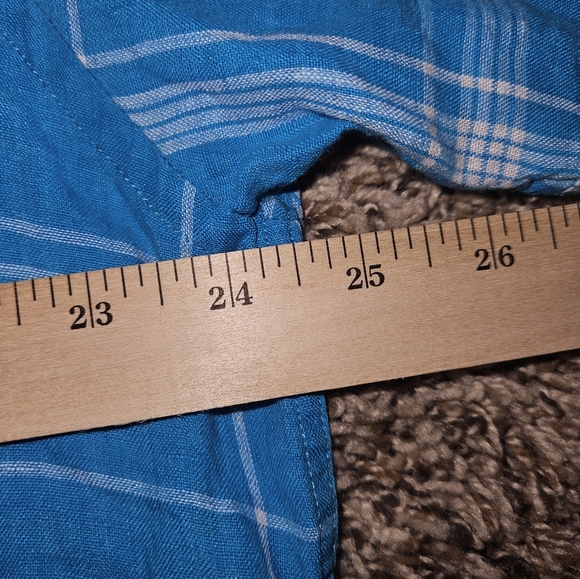 Bugatchi Linen button-down short-sleeve men's XL - Picture 8 of 9